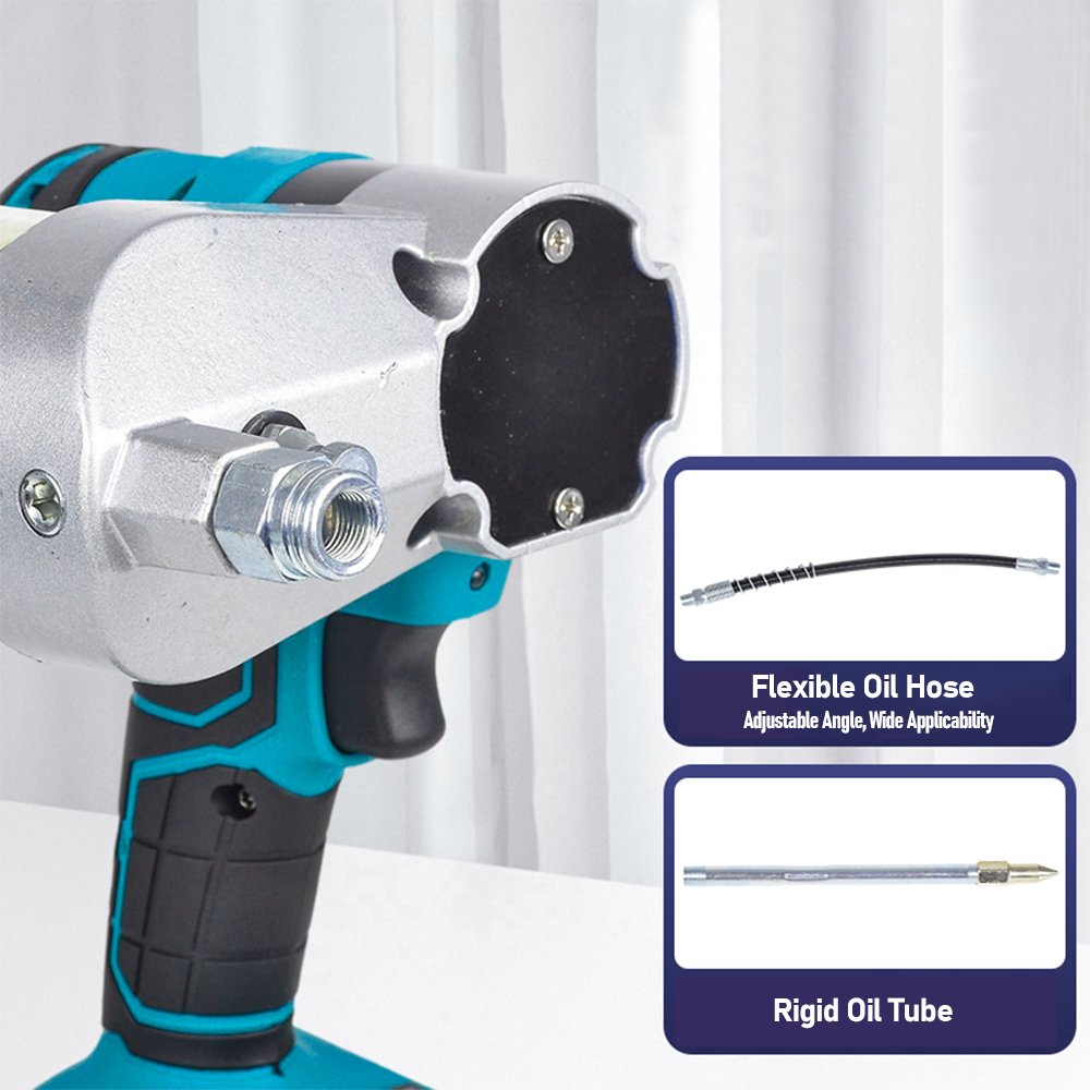 Brushless Electric Caterpillar Grease Gun 600cc Cartridges 12000PSI