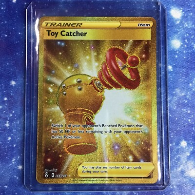Toy Catcher - 233/203 - Secret Rare - Gold (S&S: Evolving Skies) Pokemon TCG  | eBay