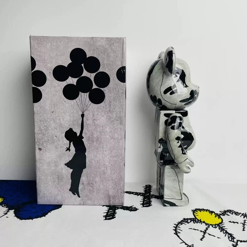 Bearbrick400% Balloon Girl Building Block Bear Action Figure Collection Toy Gift - Picture 10 of 20