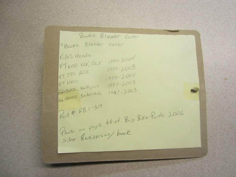 Cubierta purga freno billet Big Bike 1-319 Kawasaki Vulcan Honda Cruisers Foto 2 de 4