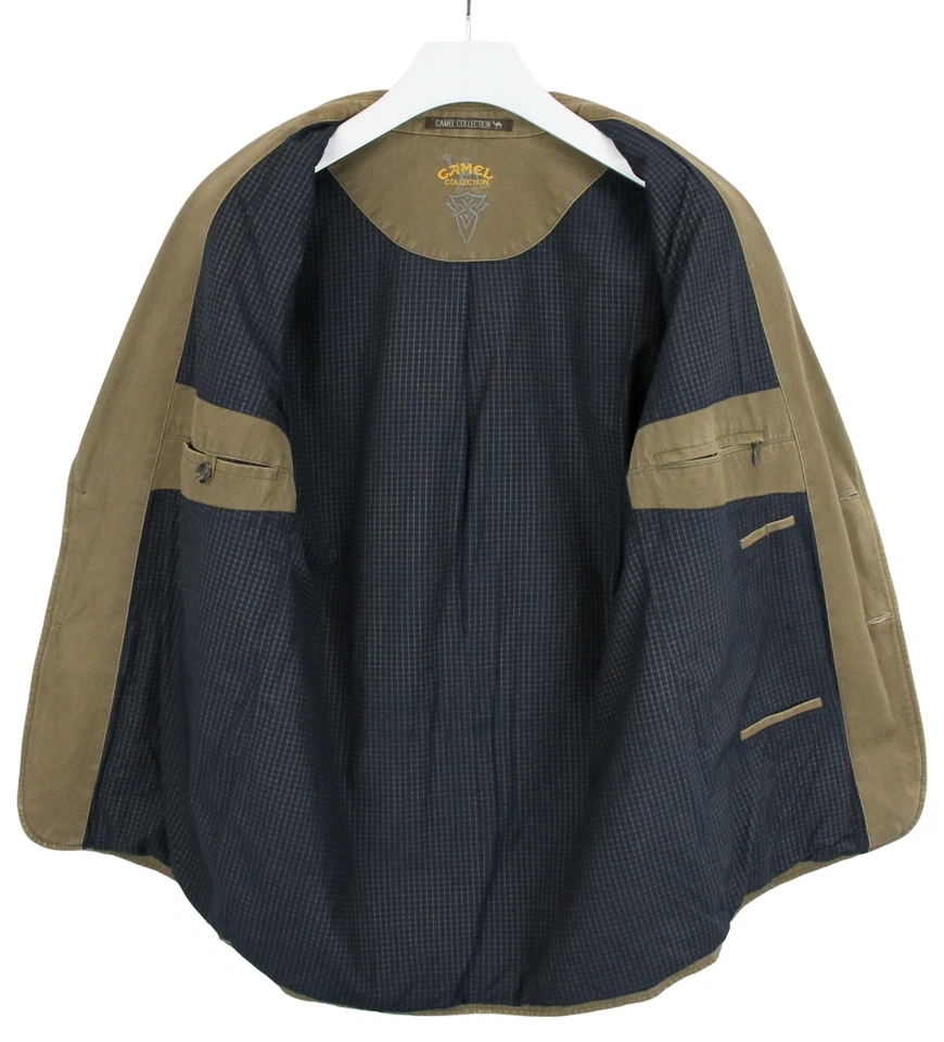 CAMEL COLLECTION Blazer Men's (EU) 48 Single Breasted Notch Lapel Brown - Image 4 of 4