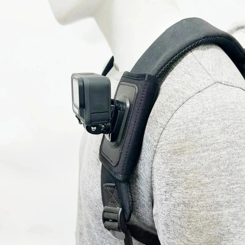 Actioncam Halterung Rucksack Strap Verstellbar Brustgurt Clip für GoPro Zubehör - Bild 2 von 4