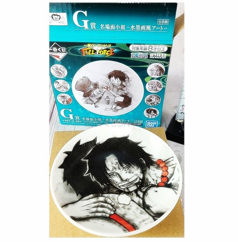 One Piece Luffy Ace Small Plate Ichiban Kuji Full Force Japan Official 103b Ebay