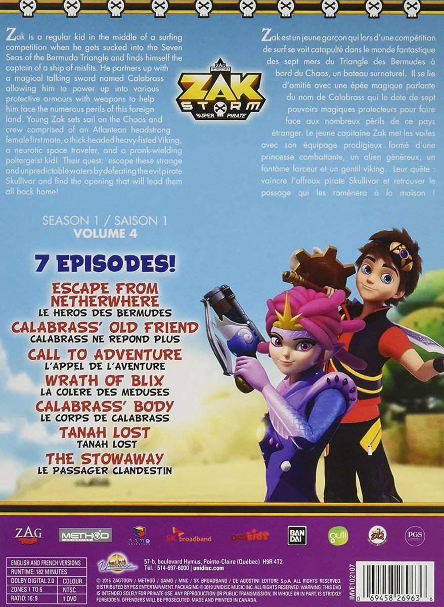 Zak Storm Super Pirate // Saison / Saison 1 Vol:4 (Eng/Fre