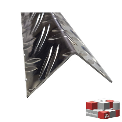 125cm I Aluminium Warzenblech Duett I Winkel Aluwinkel I Kantenschutz 1,5/2mm