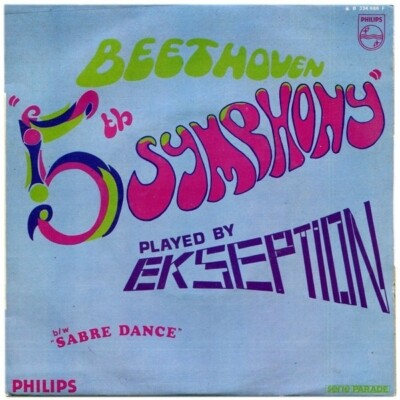 Ekseption 5th Symphony / Sabre Dance RED PRINTING BACKSIDE Vinyl Single 7inch