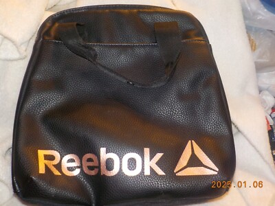 Reebok small black carry tote/lunch bag with carry handle