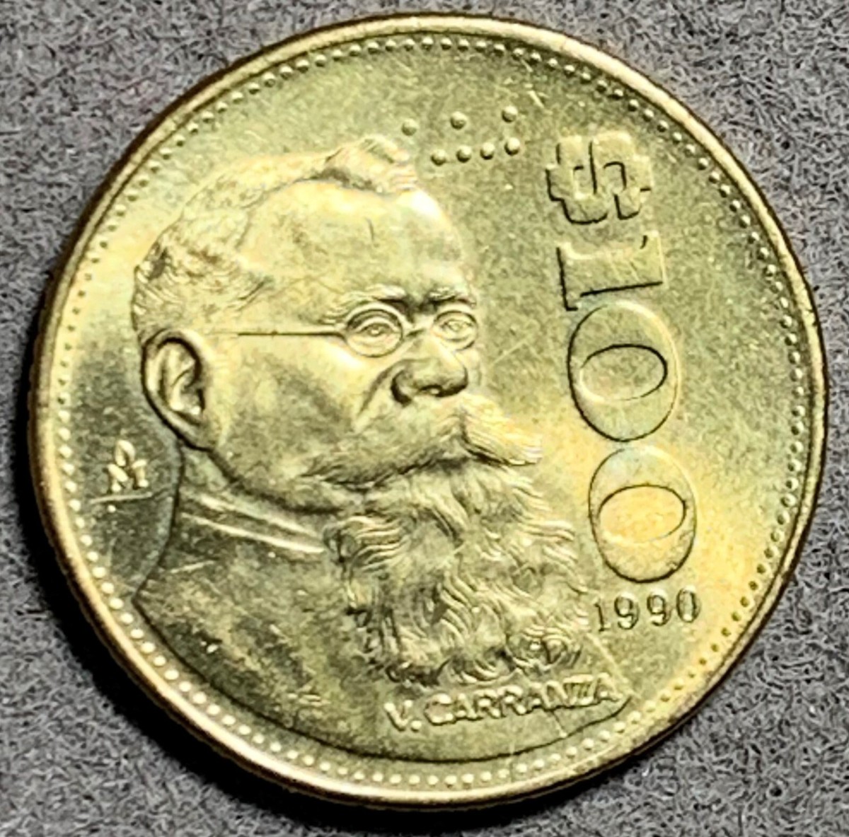 1990 Mexico 100 Pesos Coin as pictured | eBay