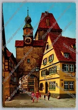 Vintage Postcard 1970 Rothenburg Ob Der Tauber Germany Hotel Markusturm 