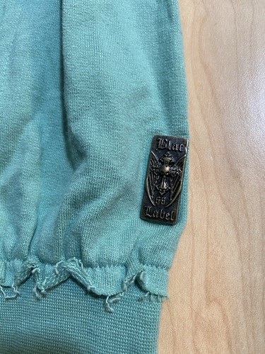 BLAC LABEL 1968 NEW NOS 6XL Vintage TEAL ZIP UP Sweater Track Jacket GRACE Wings - Picture 6 of 13