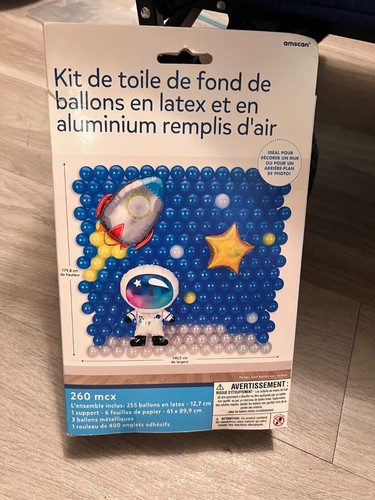 Geburtstag Party Ballon Hintergrund Kit 260 Teile 71" x 75" Einhorn, Meerjungfrau, Weltraum - Bild 12 von 12