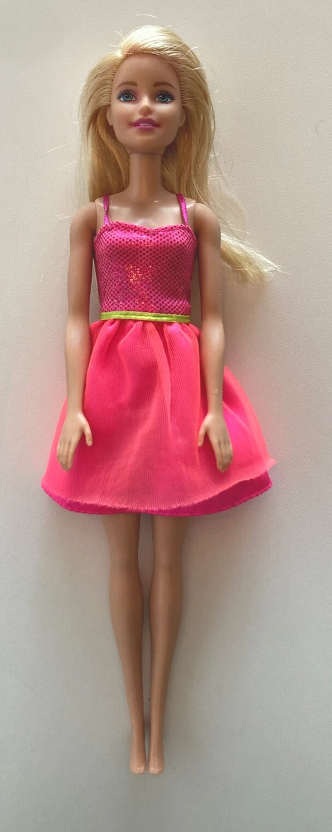 Barbie glitz doll pink dress deals