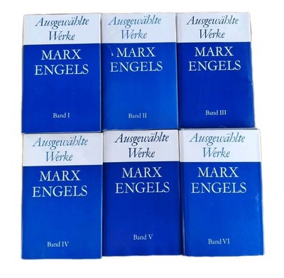 Marx / Engels - Ausgewählte Werke in sechs Bänden komplett Bände 1-6
