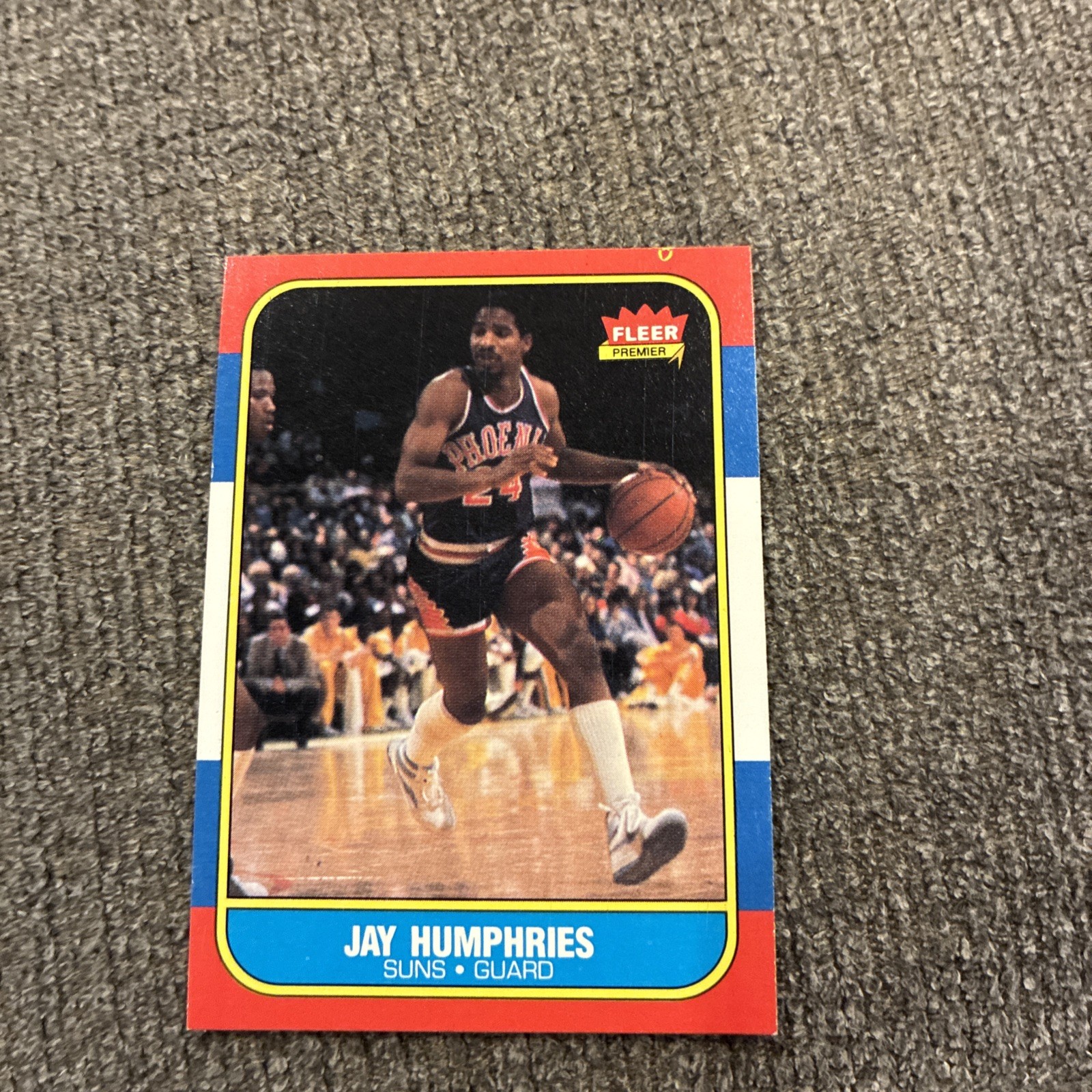 1986-87 Fleer Basketball Jay Humphries Card #49 Phoenix Suns