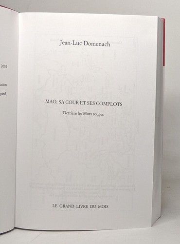 Mao sa cour et ses complots | Domenach Jean-Marie | Très bon état - Zdjęcie 2 z 2