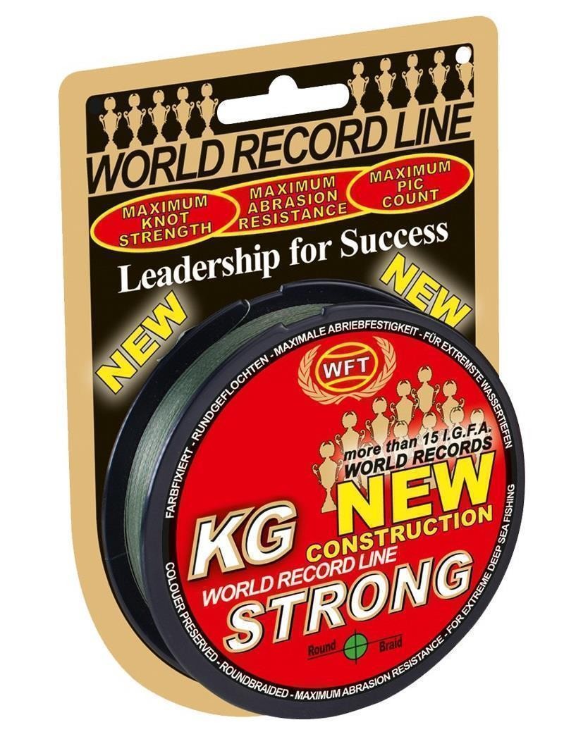 WFT New Strong 008mm 10kg 600m Green Geflochtene Schnur 16090₽