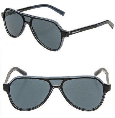 DOLCE＆GABBANA D&G イール レザー　size 46 NAVY DOLCE & GABBANA DG4355 ANGEL DG 4355 Brown Tortoise Blue Aviator