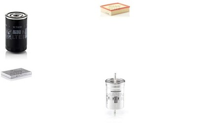 MANN-FILTER Inspektionspaket Filtersatz XL Aktivkohlefilter Leitungsfilter