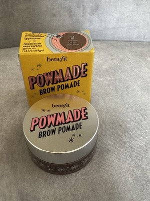 NEW Benefit POWmade Waterproof Brow Pomade 3 Warm Light Brown Full Size