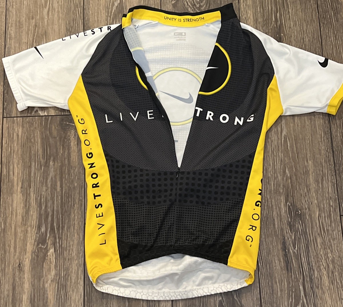 Nike LIVESTRONG サイクルジャージ Lサイズ Vintage Nike Cycling Livestrong Jersey Lance Armstrong Black