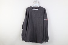 Ariat FR Mens Large Cat 2 2112 Fire Flame Resistant Long Sleeve Henley T-Shirt