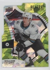 2021 Upper Deck Allure Rookies Green Rainbow Die-Cut 75/99 William Eklund 0rb9
