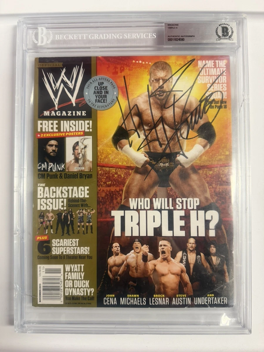 triple h signed products for sale | eBay