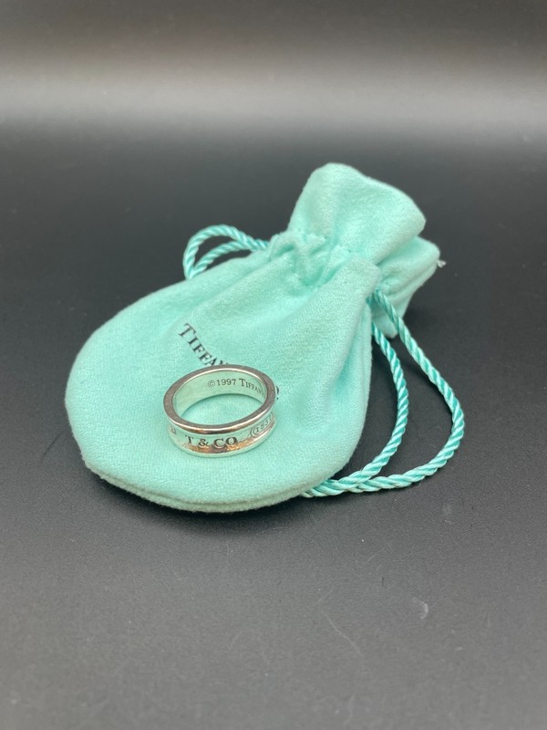 1997 Tiffany & Co. 1837 Concave Ring Sz. 7
