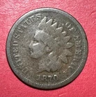 1870 US Indian Head Cent! Good Details! Old US Coin!