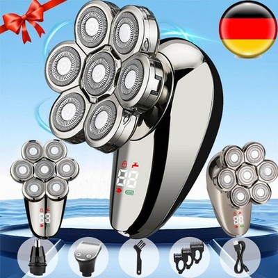 5 in 1 7D Rasierer Skull Shaver Gesicht Kopfrasierer Glatzen Rasierer Herren