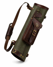 Genuine Handmade Leather Archery Arrow Quiver Shoulder Bag  Free Gloves