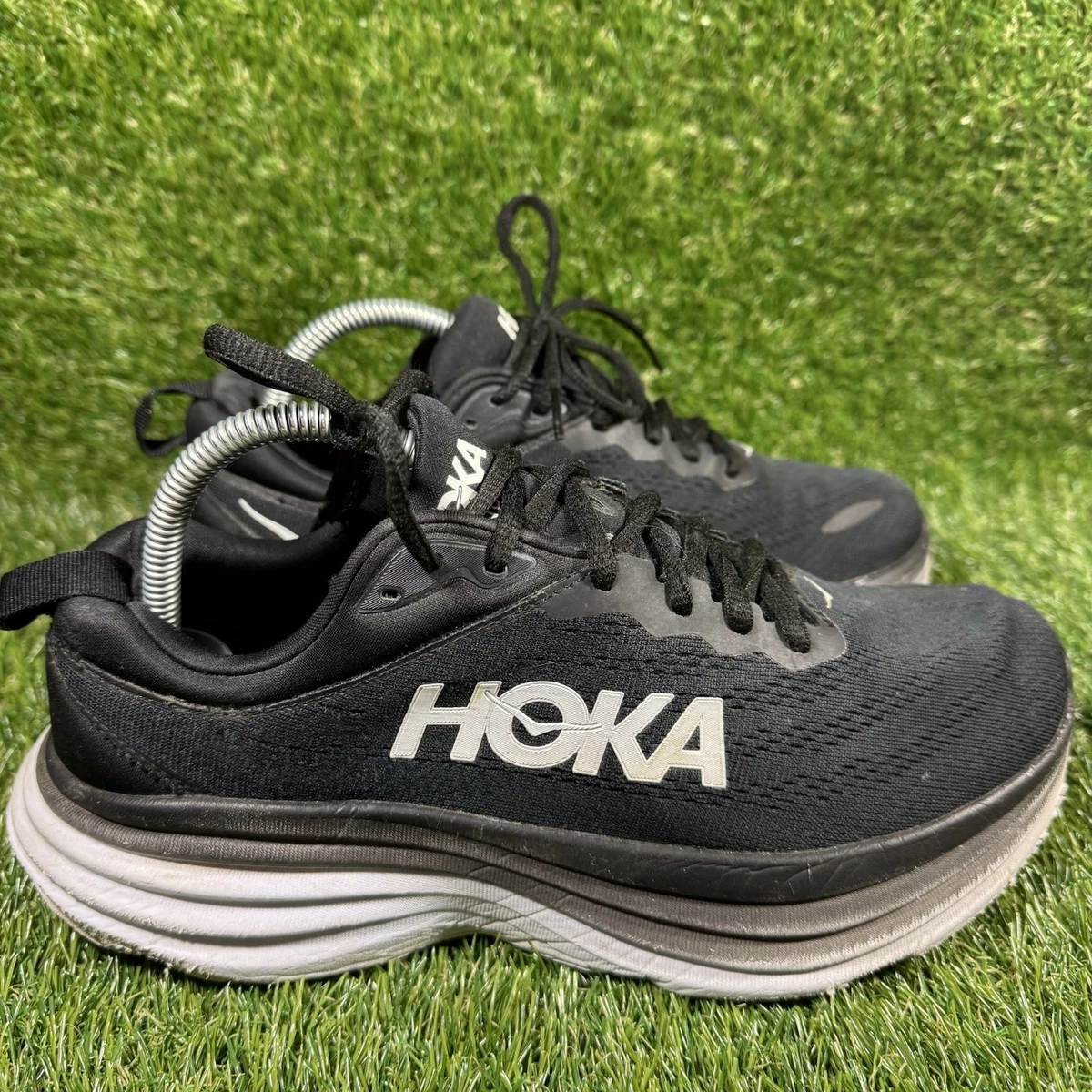 Hoka One One HOKA Bondi 9 Wide Black White W for sale | eBay