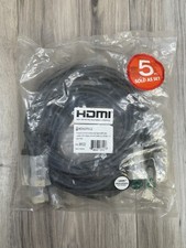 Monoprice High Speed HDMI Cable - 4K 60Hz 18Gbps 26 AWG 35 ft CL2 5 PACK NEW