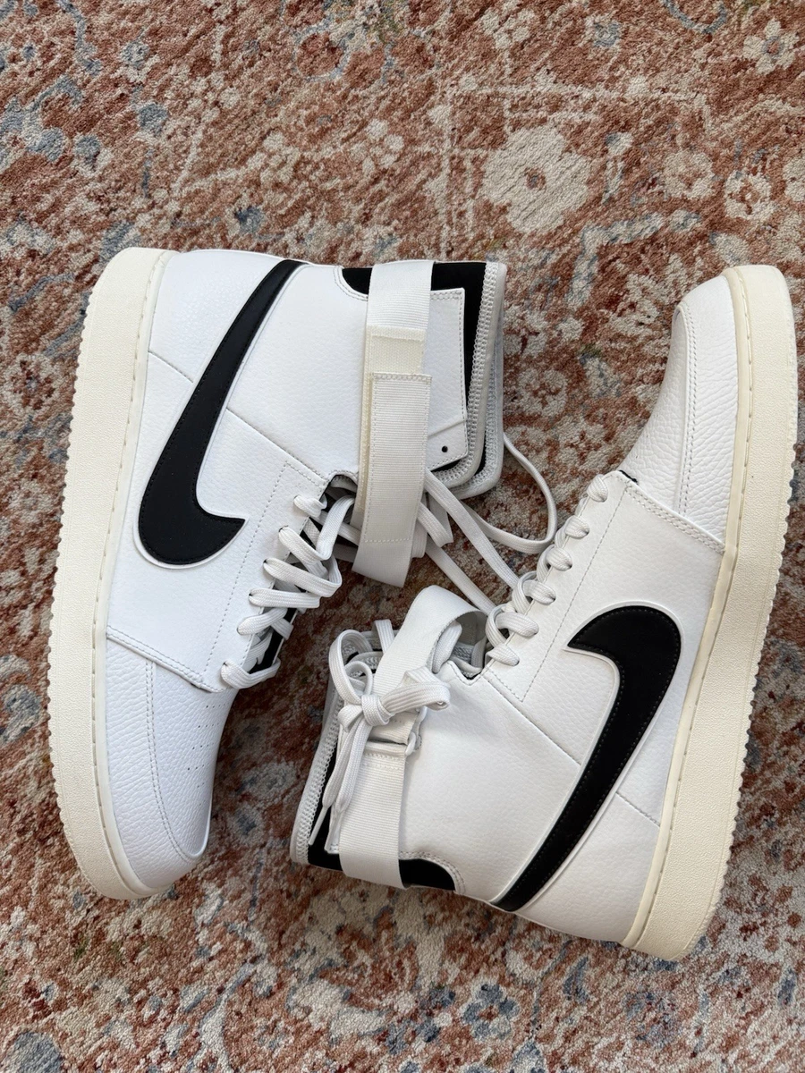 MEN\'S NIKE DOUBLE COURT HIGH TOP Sneakers Shoes Size 7.5 - Nike Double Court Summit White for sale online | eBay main image 4