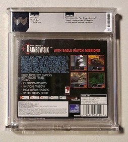 🌀 10 A++ 🌈 Tom Clancy's Rainbow Six 🌀 SEGA Dreamcast Graded WATA