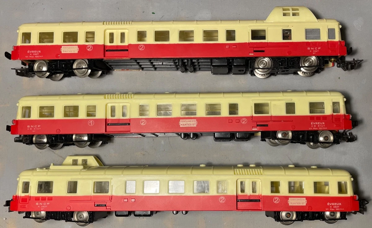 Train Ancien Micheline – Locomotive SNCF – JEP – Jouet Vintage – Occasion