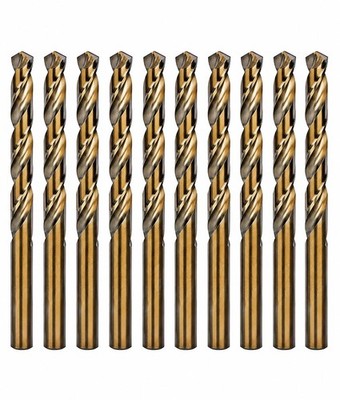 HSS Cobalt Drill Bit 3/16 in. HSS Co M35 Jobber Length Twist Drill Steel Meta...
