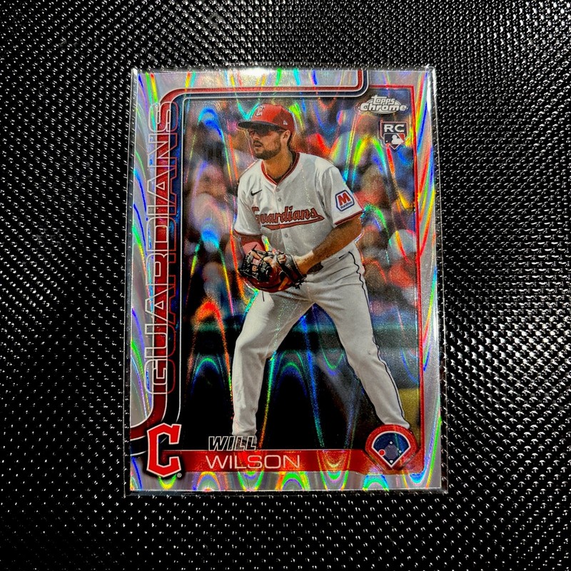 2025 Topps Chrome Update #USC187 Will Wilson RayWave Refractor