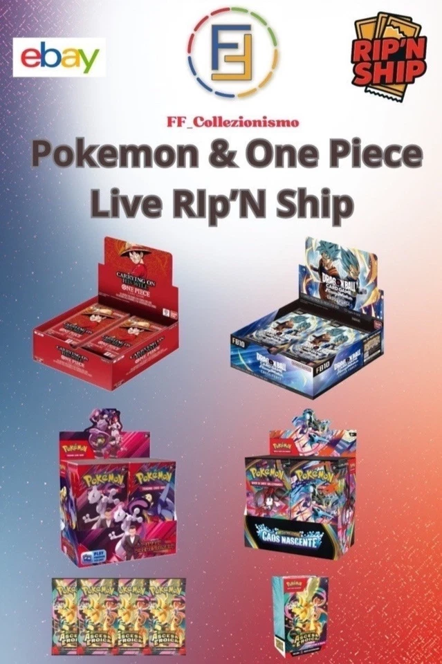 [ LIVE ] [ RIP'N SHIP ] Aste Pacchetti Pokemon da 1€