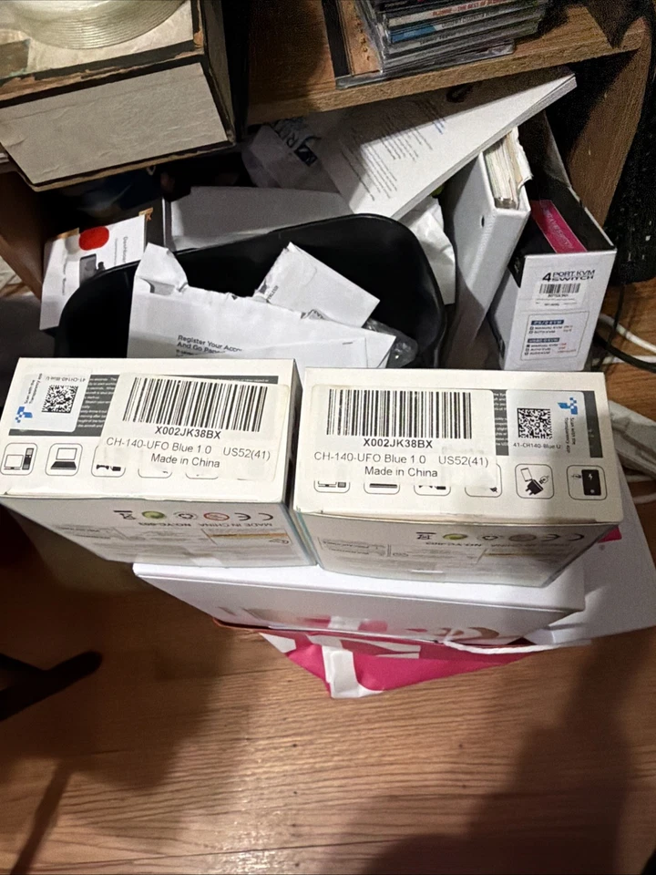 UFO Interactive Aircraft Blinking Lights Hand Controlled. New Opened Box - Image 2 of 3