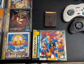 JP Sega Saturn Lot: Games, Controllers, Satiator