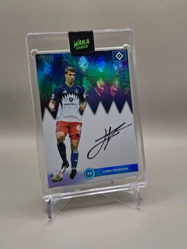Luka Vuskovic | On-Card Auto | Blau /70 | 2025 Ultimate Dropz - Nur der HSV