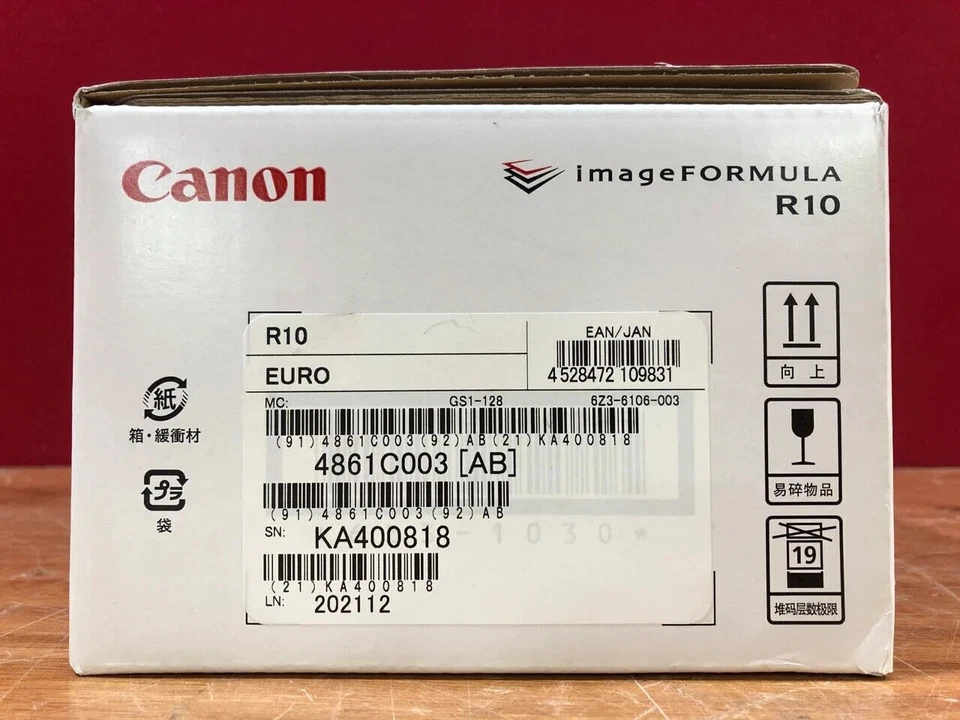 Canon imageFORMULA R10 - Document Scanner - Portable - USB 2.0 (SS: 4402) - Image 3 of 4