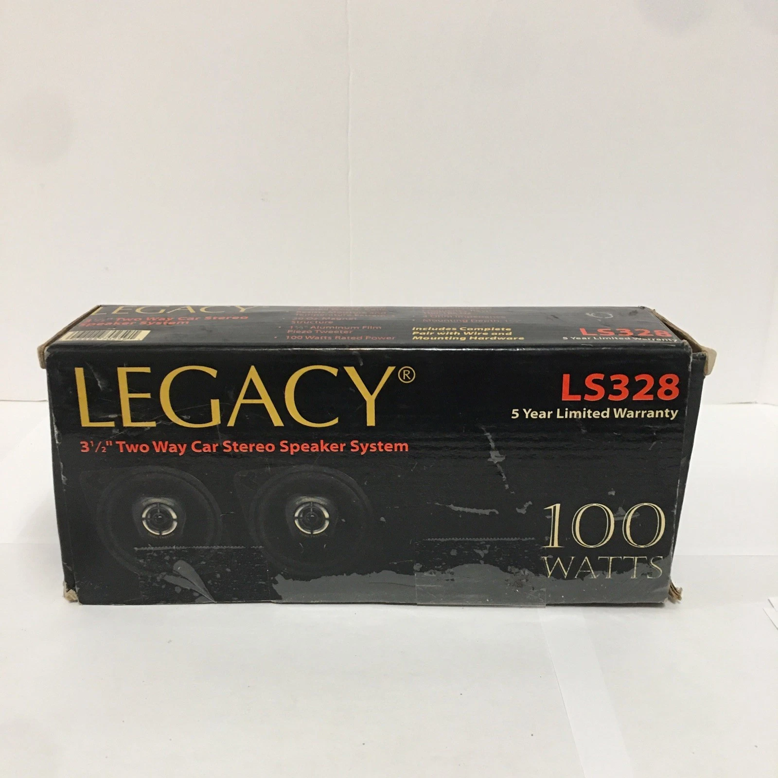 VINTAGE LEGACY HIGH PERFORMANCE AUDIO SPEAKERS LS328 NEW IN BOX image 2