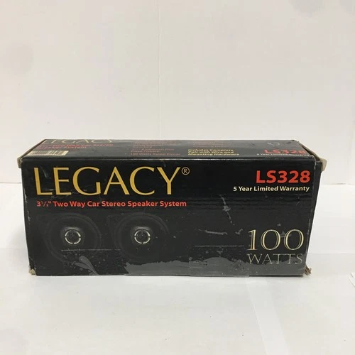 VINTAGE LEGACY HIGH PERFORMANCE AUDIO SPEAKERS LS328 NEW IN BOX image 2