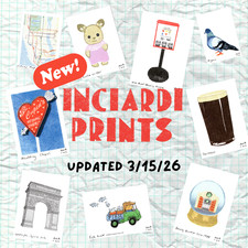 NEW & CHEAPEST – Anastasia Inciardi Mini Prints (Valentines + NYC) Free Ship!