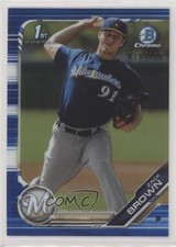 2019 Bowman Chrome Prospects Blue Refractor 19/150 Zack Brown #BCP-152 it9