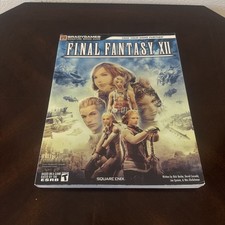 Final Fantasy XII Official Strategy Guide Playstation 2 BradyGames With Poster
