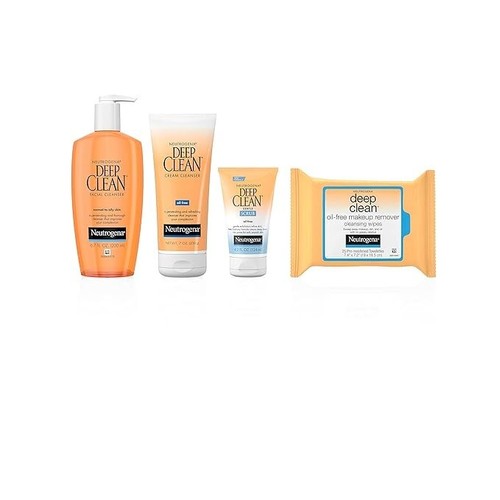 Neutrogena Deep Clean Scrub Viso Quotidiano Delicato, Detergente Senza Olio, 4,2 fz - Foto 2 di 7