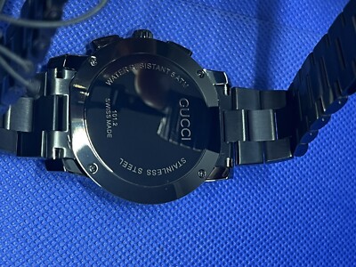 Gucci G-Chrono 44mm Stainless Steel - Black Dial Quartz Men